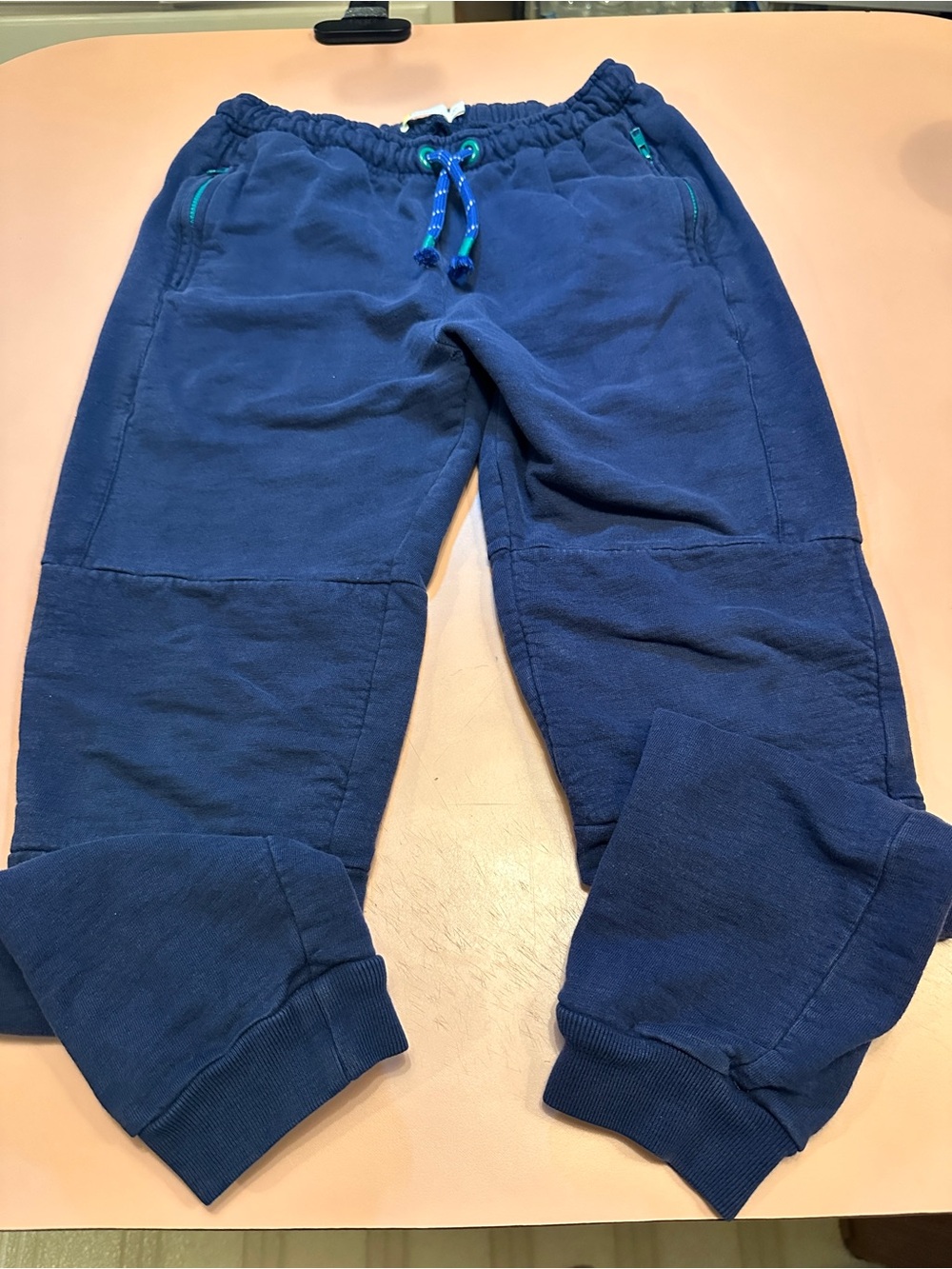 Boden Boys Navy Jogger with Contrast Drawcord